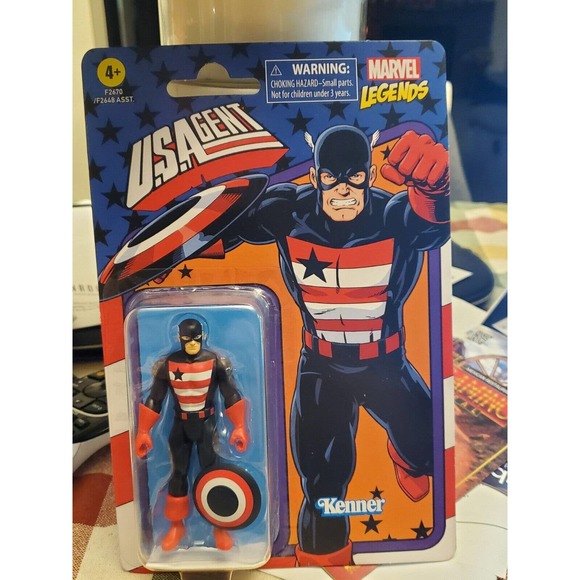 Marvel Legends Toys Hasbro Marvel Legends 375 Retro Us Agent Figure marvel-legends-toys-hasbro-marvel-legends-375-retro-us-agent-figure